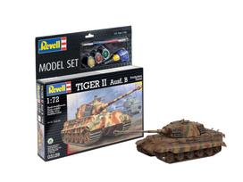 Revell Tiger II Ausf. B 1/72 tanko dovanų rinkinys su dažais, klijais