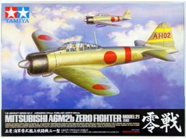 Tamiya Mitsubishi A6M2b Zero Model 21 1/32 plastikinis surenkamas lėktuvas