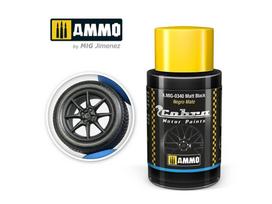 AMMO MIG Cobra Motor dažai – matinė juoda 30 ml (0340)