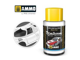 AMMO MIG Cobra Motor balti automobilių dažai, 30 ml (Pure White 0300)