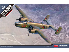 Academy B-25C/D Mitchell RAF Europos frontas 1/48 plastikinis lėktuvo modelis