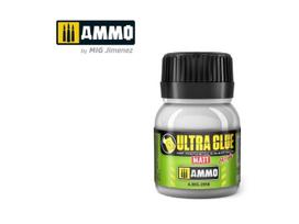 AMMO MIG Ultra Glue – matiniai klijai fotoėsdintoms ir skaidrioms dalims 40 ml