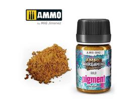 AMMO MIG auksinis pigmentas Gold 35 ml (3042) miniatiūroms ir dioramoms