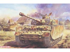 Dragon Pz.Kpfw. IV Ausf.H vėlyvos gamybos, 1/35 vokiečių tanko modelis 6566