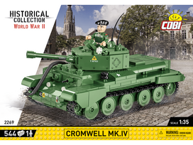 COBI Cromwell Mk IV tanko konstruktorius 1:35, 544 detalės