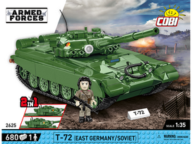COBI T-72 tanko konstruktorius, 1:35, 680 detalių
