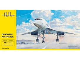 Concorde Air France 1/72 Heller plastikinis lėktuvo surinkimo rinkinys