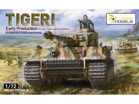 Vespid Models tankas Tiger I ankstyvos gamybos 1/72 plastikinis rinkinys 720018