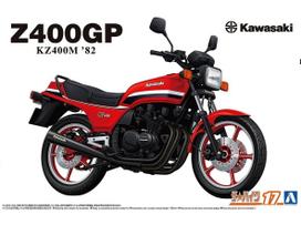 Aoshima Kawasaki Z400GP 1982 1/12 surenkamas plastikinis motociklo modelis