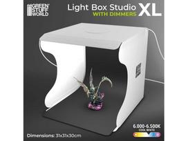 Green Stuff World Šviesdėžė XL – LED fotostudija, sulankstoma, USB 31x31x30 cm