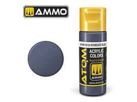 AMMO MIG ATOM akriliniai dažai Intermediate Blue 20 ml (20136)