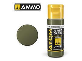 AMMO MIG ATOM akriliniai dažai RLM70 Schwarzgrün, 20 ml