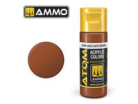AMMO MIG ATOM akriliniai dažai Earth Brown 20 ml (20052)