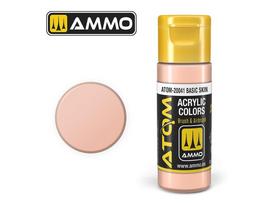 AMMO MIG ATOM akriliniai dažai Basic Skin (odos tonas) 20 ml (20041)