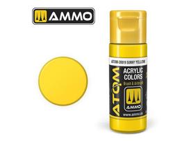 AMMO MIG ATOM akriliniai dažai Sunny Yellow, 20 ml (20019)