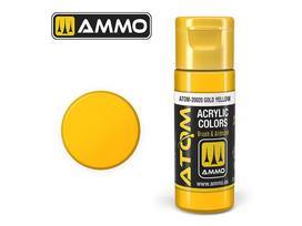 AMMO MIG ATOM akriliniai dažai Auksinė geltona 20 ml (20020)