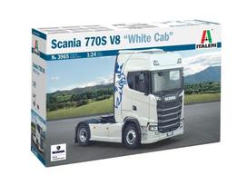 Italeri Scania 770 S V8 Balta kabina 1/24 plastikinis surenkamas rinkinys