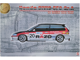 Beemax Honda Civic EF3 Gr.A Makao Guia 1989 1/24 surenkamas modelis 24032