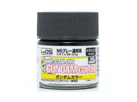 Mr.Hobby Gundam Color UG-05 dažai MS Grey, metalinė pilka, 10 ml