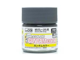 Mr.Hobby Gundam Color UG-09 MS Grey Zeon pusiau blizgūs dažai 10 ml