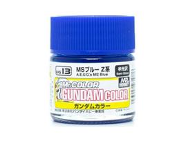 Mr.Hobby Gundam Color UG-13 MS AEUG Blue pusiau blizgūs dažai, 10 ml