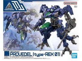 Bandai 30MM eEXM GIG-R01 Provedel Type-Rex 01 1/144 Gunpla modelis