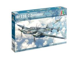 Italeri Messerschmitt Bf 110C Zerstörer 1/72 surenkamas plastikinis modelis