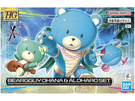 Bandai Gunpla HGBM Beargguy Ohana & Aloharo 1/144 surenkamas modelis (66288)