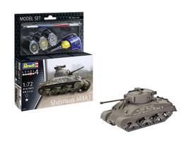 Revell Sherman M4A1 tankas dovanų rinkinys 1/72 su dažais ir klijais