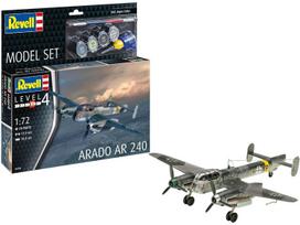 Revell Arado Ar 240 dovanų rinkinys 1:72 su dažais ir klijais (63798)