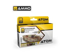 AMMO MIG ATOM akrilinių dažų rinkinys King Tiger išorei ir kamufliažui 20726
