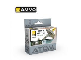 AMMO MIG ATOM akrilo dažų rinkinys: Luftwaffe ankstyvos WWII spalvos 20910