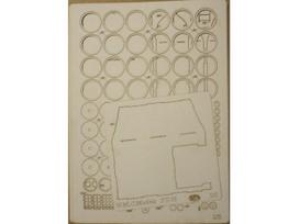 WMC PT-76 plaukiojantis lengvas tankas, faneros lazeriu pjautas rėmas 1/25