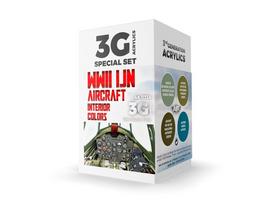 AK Interactive 3rd Gen akrilų rinkinys IJN lėktuvų vidui WWII, AK11738
