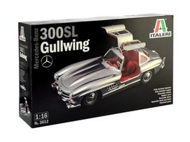 Italeri Mercedes-Benz 300SL W198 Gullwing 1/16 plastikinis surinkimo rinkinys