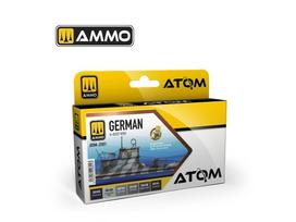 AMMO by MIG ATOM akrilinių dažų rinkinys – Vokiečių U-Boat WWII, 20801