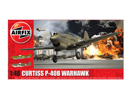 Airfix Curtiss P-40B Warhawk 1/48 surenkamas plastikinis modelis A05130A