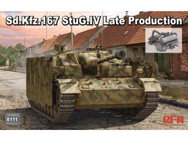 Rye Field StuG IV (Sd.Kfz.167) vėlyvos gamybos, 1/35 plastikinis modelis, 5111