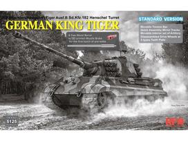 Rye Field Model King Tiger tankas Ausf.B Henschel, 1/35 plastikinis modelis