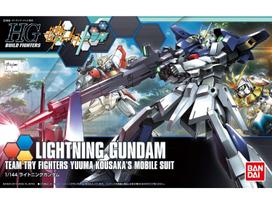 Bandai HGBF Try Lightning Gundam 1/144 Gunpla surinkimo rinkinys 55433
