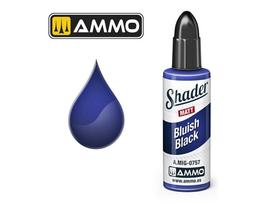 AMMO by MIG SHADER matiniai dažai Bluish Black, 10 ml (0757)