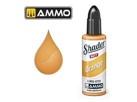AMMO MIG Matt Shader oranžiniai dažai aerografui 10 ml (A.MIG-0722)