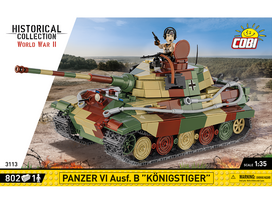 COBI tanko konstruktorius Panzer VI B Königstiger 1:35, 802 detalių