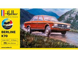 Heller Volkswagen K70 1:43 plastikinis dovanų surinkimo komplektas