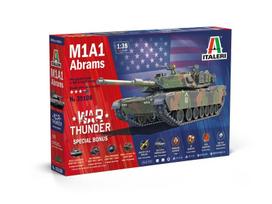 Italeri M1A1 Abrams tanko modelis 1/35 WAR THUNDER, plastikinis rinkinys