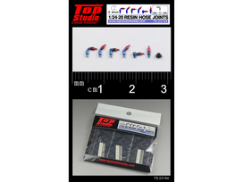 Top Studio dervos žarnų jungtys 0,9 mm, 1:20–1:24, TD23194