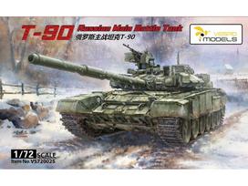 Vespid Models T-90 (1992) rusų kovos tankas 1/72 – plastikinis modelio rinkinys