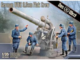 Das Werk 1/35 Vokiečių WW2 8,8 cm FlaK įgulos rinkinys