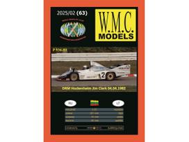 WMC Porsche 936-80 popierinis modelio rinkinys 1:25 – sportinis automobilis