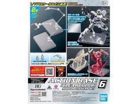 Bandai Action Base 6 skaidrus stovas su veidrodiniais lipdukais 1/144 HG/RG